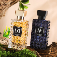 Eau de Toilette pour Homme WARMKISS de Haute Qualité, Parfum Élegant et Durable, Charme de la Terre, Bois Sauvage Bleu