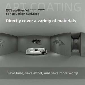 Pintura <span class=keywords><strong>de</strong></span> <span class=keywords><strong>pared</strong></span> <span class=keywords><strong>de</strong></span> fondo <span class=keywords><strong>de</strong></span> lujo estilo Wabi-Sabi arte <span class=keywords><strong>de</strong></span> microcemento gris claro cepillo <span class=keywords><strong>de</strong></span> revestimiento integrado Industrial <span class=keywords><strong>barniz</strong></span> líquido - Product Image 3