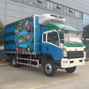 Excellent prix <span class=keywords><strong>Camion</strong></span> <span class=keywords><strong>frigorifique</strong></span> HOWO 4*4 <span class=keywords><strong>Camion</strong></span> <span class=keywords><strong>frigorifique</strong></span> avec chambre froide mobile 6 tonnes à vendre - Product Image 4
