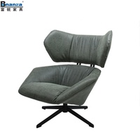 Fabriqué dans le guangdong, fauteuil pivotant en cuir italien vintage, couleur personnalisée, pour hôtel 5 étoiles