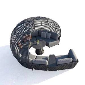 Muebles modernos de aluminio para jardín, sofá de teca para Patio, Aire libre, Hotel, novedad de 2021 - Product Image 6