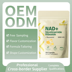 NAD + nikotinamide Riboside Resveratrol sehat kulit seluler fungsi penuaan mendukung NAD level 120 kapsul suplemen makanan - Product Image 5