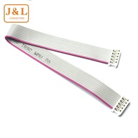 Neuankömmling Kunden spezifisch 2,54 MM IDC-Flach kabel 10-poliger IDC-Anschluss 28AWG IDC Graues Flach band kabel