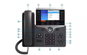 Telepon <span class=keywords><strong>IP</strong></span> Komunikasi 8851 5 Baris CP-8851-K9 Telepon <span class=keywords><strong>IP</strong></span> Nirkabel = - Product Image 2