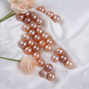 ที่มีคุณภาพที่ดีที่สุด11-12มิลลิเมตรสีแดงน้ำจืดลูกปัดมุกหลวมรอบเอดิสันสำหรับการทำเครื่องประดับ - Product Image 5