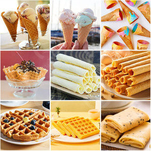 ماكينة صنع مثلجات الوافل المخروطية الملفوفة بالغاز الأوتوماتيكية للبيع - Product Image 4