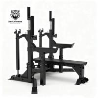 Banc de musculation professionnel en acier REYK pour presse à poulies, support de poids lourd REYK-31, capacité 150 kg, 135 kg pour muscler la poitrine, le tronc et les bras