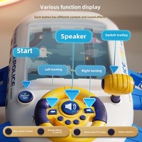 Volant de jeu multifonctionnel en plastique pour enfants, nouveau jeu éducatif transfrontalier d'aventure de course d'avion pour garçons