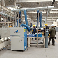 Collecteur de poussière industriel mobile, équipement de nettoyage de l'air pour les applications de découpe laser, de soudage et de meulage, en stock.