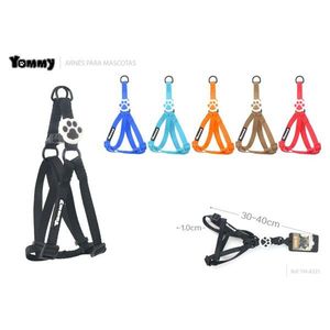 Yommy Pet Harness Adjustable 30-40cm For Dogs With Paw Design - Product Image 1