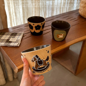 Taza de Leche de Cerámica, Linda Taza de Café para el Desayuno, Taza de Agua para Parejas, Taza de Porcelana para Uso Diario Personal - Product Image 2