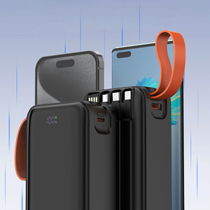 קיבולת גבוהה בנקים חשמל מחנאות הוביל חבל תצוגה דיגיטלי להתמודד עם טעינה מהירה 30000 בנק כוח mah עם כבל - Product Image 6