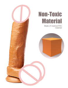 Gran pene para mujeres masturbación juguetes sexuales pene con ventosa consolador realista - Product Image 3