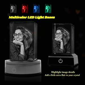 Honneur du presse-papiers en cristal 3D Laser Crystal <span class=keywords><strong>Photo</strong></span> K9 Porte-clés en cristal vierge - Product Image 2