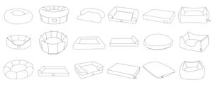 Silla de cama para perros para humanos, tamaño adulto <span class=keywords><strong>grande</strong></span>, gigante lavable, plufl humano, cama para perros humanos, envío directo con manta para adultos - Product Image 4