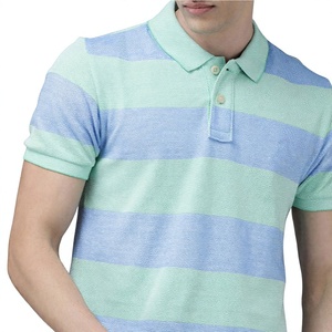 Chemise à manches courtes unie pour homme en tissu tricoté, décontractée, avec logo imprimé sur le devant, motif tissé, séchage rapide, coupe classique - Product Image 2