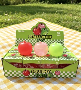 <b>Squishy</b> Apple Stress Relief Fidget Toys Soft Squeeze Sensory Decompression Toy - Product Image 5
