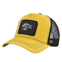 Casquettes de camionneur en coton 100% à 5 panneaux, imprimées en chevrons, de haute qualité, vente en gros