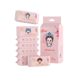 OEM Soft Spunlace Non tessuto Mini salviettine umidificate sciacquabile wc pulizia igiene sanitaria per bambini pelle sensibile uso domestico - Product Image 3