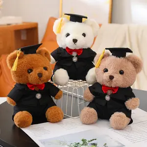 새로운 스타일 졸업 시즌 선물 박사 곰 인형 총각 유니폼 테디 베어 봉제 장난감
