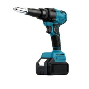 ปืนยิงรีเวทไฟฟ้าแบตเตอรี่ลิเธียม 21V แบบไร้แปรงถ่าน สำหรับงานอุตสาหกรรม ใช้กับรีเวทอะลูมิเนียม - Product Image 1