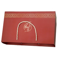 Sacs de Shopping en papier rouge de luxe personnalisés avec votre propre Logo