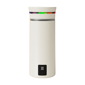 Mezclador Eléctrico Automático de Música con Medición de Temperatura, Magnético, Portátil, con Conservación de Calor, 0.38L, para Café/Leche/Batidos - Product Image 5