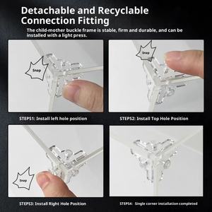 Caja de exhibición de acrílico para coches de carreras F1 42141 42207 42171, cubierta antipolvo para almacenamiento, 40 <span class=keywords><strong>piezas</strong></span> - Product Image 4