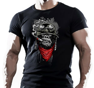 Camiseta de bestia de alta calidad para gimnasio de hombre culturismo Chaleco de cuello redondo de algodón 100% de secado rápido con impresión personalizada a precios baratos - Product Image 3