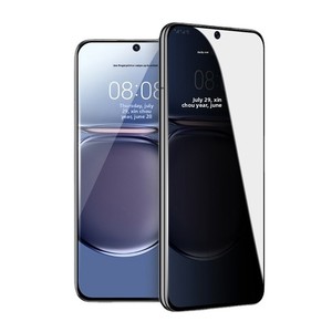 Protector de Pantalla de Vidrio Templado con Borde Negro Anti-Espía para Huawei Mate 70 Pro, Cobertura Total, Anti-Huellas, Anti-Polvo, Anti-Golpes - Product Image 1