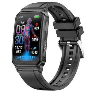 G08 Smartwatch para homens e mulheres, pulseira inteligente de monitoramento de saúde 2024, rastreador fitness, esportes ao ar livre, smartwatch eletrônico ECG + PPG, ideal para mulheres e homens, modelo G08