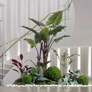 Bola de Musgo Marimo Artificial Verde para Decoración de Interiores, Planta Artificial, Topiario, Bola de Césped Artificial para Exteriores - Product Image 3