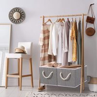 Paniers de rangement pliables en coton et lin, boîtes organisatrices en tissu pliables avec poignées pour vêtements, jouets, chambre d'enfant et maison (vente en gros)