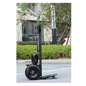 Keranjang troli panjat tangga elektrik 200kg beban kayu lapis Aluminium Platform pemanjat truk tangan untuk alat kargo OEM dapat disesuaikan - Product Image 3