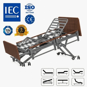 <span class=keywords><strong>Lit</strong></span> d'hôpital <span class=keywords><strong>électrique</strong></span> pour usage domestique, <span class=keywords><strong>lit</strong></span> médical réglable pour patient avec barrières, garantie 5 ans, IEC 60601, <span class=keywords><strong>lit</strong></span> de soins pour maison de retraite - Product Image 1
