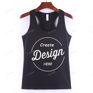 2023 nuevas camisetas sin mangas de verano de alta calidad para mujer 100% algodón puro Logotipo de sublimación personalizado camisetas sin mangas para mujer - Product Image 1