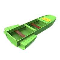 Bateau modulaire pliable en plastique PE léger, épaissi, renforcé, écologique, recyclable, grande capacité pour l'inspection solaire