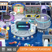 Dernier design attrayant, style interstellaire, château gonflable pour tout-petits, aire de jeux intérieure pour enfants, ensemble d'équipements de jeux pour enfants