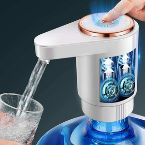 Nuevo Dispensador de Agua Portátil Recargable con Doble Bomba, Eléctrico, de Carga Inferior, con Luz Nocturna Fría para el Hogar - Product Image 1
