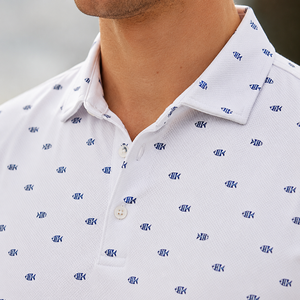 Custom Luxury Mens <b>Fish</b> Print Golf Polo <b>Shirt</b> Premium Breathable Short Sleeve Private Label OEM ODM Wholesale Manufacturer - Product Image 3
