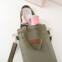 Sac de transport portable pour mini-bouteille, sac bandoulière personnalisé en tissu souple pour bouteille d'eau, téléphone, clés, voyages en plein air