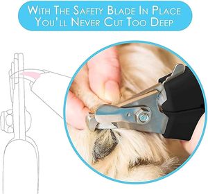 Vente en gros de coupe-ongles pour animaux de compagnie en acier inoxydable, accessoires de toilettage pour animaux de compagnie en plastique, ciseaux à ongles pour animaux de compagnie en acier inoxydable - Product Image 5