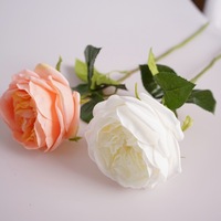 Großhandel Künstliche Real Touch Latex Rote Rosen für Hochzeit Tisch Arrangements Party,Top Grade Single Real Touch Latex Rosen