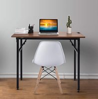 Mesa plegable multifunción con 2 tomas de corriente y puertos de carga USB 2.1A Mesa plegable moderna