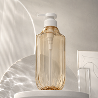 Bouteille de lotion/shampooing rose en PET de 750 ml avec pompe 32/410, emballage cosmétique pour soins de la peau, vide, vente en gros, logo personnalisé, OEM