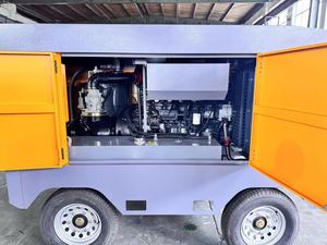 18 Cubic Meters Per Minute 18 bar Air Cooled Engine Screw Portable 192KW Customizable - Product Image 3