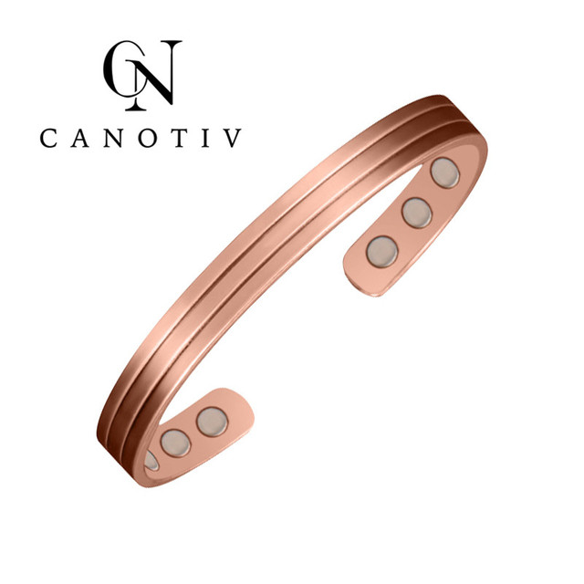Factory Wholesale 3000Gause Health Magnetic Men Arthritis Copper Bracelets Bangle for Relief Pain