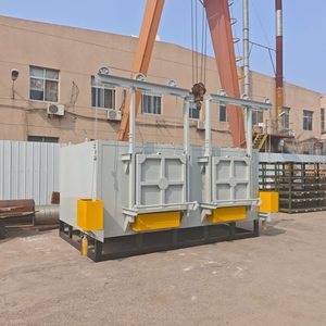 Four de cuisson électrique à double porte Zhongjia, capacité 200 kg/h, température maximale 1200°C, pour la cuisson des moules et le chauffage des pièces moulées - Product Image 1