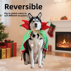 Dropshipping Shopify Fulfillment Agent 2026 Christmas Winter Warm Pet Dress Up Costume Dog Cat Cloak Cosplay Outfit - Product Image 4