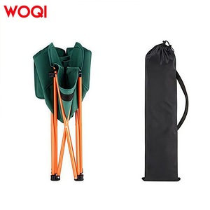 Chaise pliante pour enfants Woqi, tissu Oxford vert, portable, pour le camping, la pêche, les pique-niques, la plage, 43x43x70cm - Product Image 2